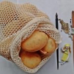 Organic Cotton Mesh Drawstring Bags Organic Reusable Muslin Bags Fruit Vegetable Grocery Food Storage Bags