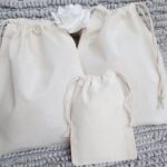Organic Cotton Double Drawstring Ecofriendly Reusable Muslin Bags Natural Bags, Jewelry bags, gift bags, packaging bags, wedding favors, storage pouch, cloth bags, natural bags, organic cotton, reusable, christmas bags, muslin bags
