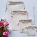Organic Cotton Double Drawstring Ecofriendly Reusable Muslin Bags Natural Bags, Jewelry bags, gift bags, packaging bags, wedding favors, storage pouch, cloth bags, natural bags, organic cotton, reusable, christmas bags, muslin bags