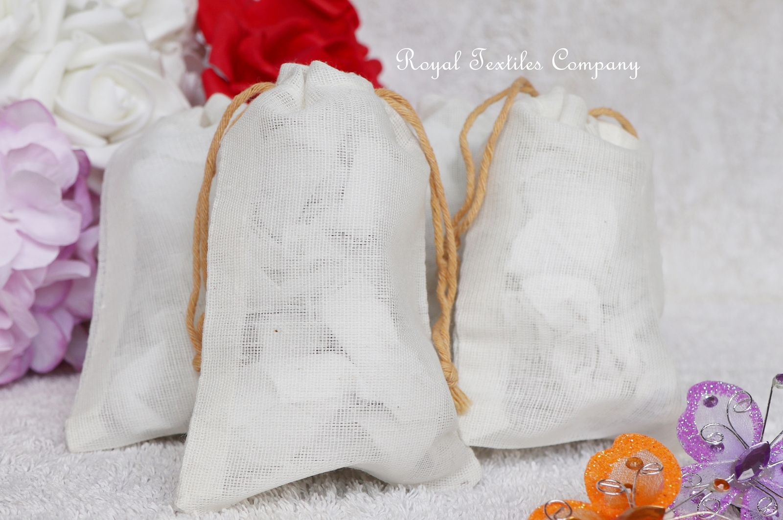 Breathable Single Drawstring Bags, Muslin Natural Bags, Flower Cheese Soup Spices Tea Filter Bags, Drawstring, Ecofriendly, Reusable Muslin Bags, Natural Bags, Jewelry bags, gift bags, packaging bags, wedding favors, storage pouch, cloth bags, natural bags, organic cotton, reusable, christmas bags, muslin bags