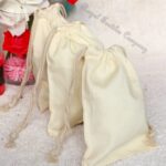 Canvas Cotton Double Drawstring Thick Fabric Storage Bags