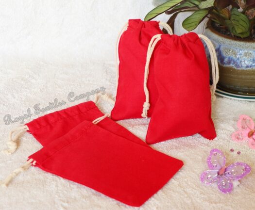 Red Bags Organic Cotton Double Drawstring Ecofriendly Reusable Muslin Bags Natural Bags, Jewelry bags, gift bags, packaging bags, wedding favors, storage pouch, cloth bags, natural bags, organic cotton, reusable, christmas bags, muslin bags