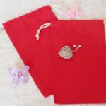 Red Bags Organic Cotton Double Drawstring Ecofriendly Reusable Muslin Bags Natural Bags, Jewelry bags, gift bags, packaging bags, wedding favors, storage pouch, cloth bags, natural bags, organic cotton, reusable, christmas bags, muslin bags