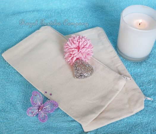Natural Organic Cotton Cosmetic and Accessories Purse