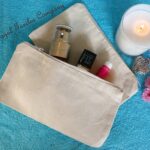 Natural Organic Cotton Cosmetic and Accessories Purse