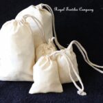 Organic Cotton Single Drawstring Ecofriendly Reusable Muslin Bags Natural Bags. Jewelry bags, gift bags, packaging bags, wedding favors, storage pouch, cloth bags, natural bags, organic cotton, reusable, christmas bags, muslin bags.