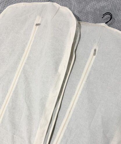 Natural Cotton Garment Bags Cover – Perfect for Jackets, Suits, Tops, Sarees, Blouses, Dresses
